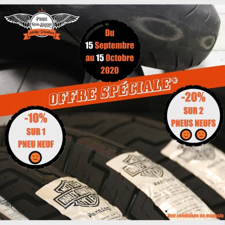 OFFRE SPECIALE 10% DE REMISE SUR LE PRIX D'UN PNEU, 20% DE REMISE SUR LE TRAIN COMPLET