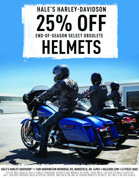 25% off select Harley-Davidson Helmets*