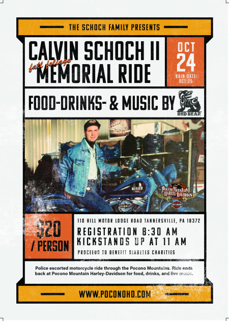Calvin Schoch II Fall Foliage Memorial Ride