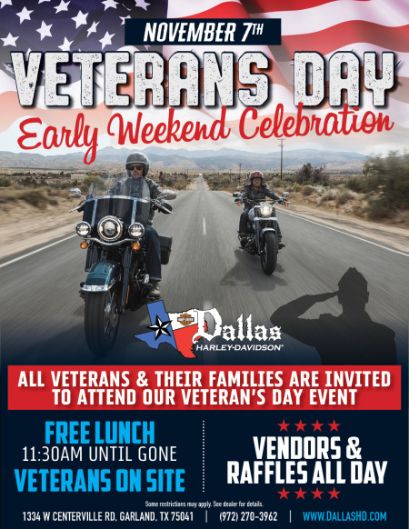 Veterans Day at Dallas H-D