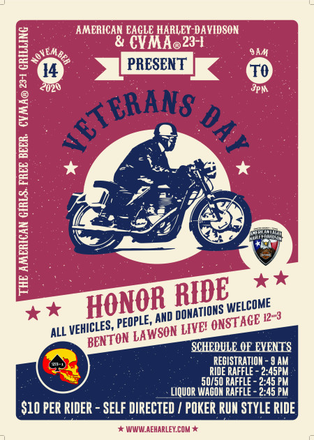 2nd Annual Veterans Honor Ride Presented By CVMA Texas Chapter 23-1