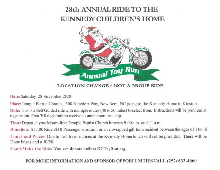 28th Annual Kennedy Children's Home Ride