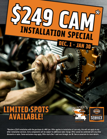 $249 Cam Installation