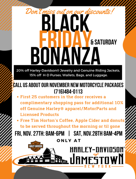 GET REVVED UP, Black Friday & Saturday Bonanza