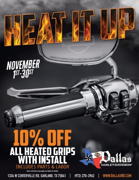 Heat It Up - Heated Grips Promotion!