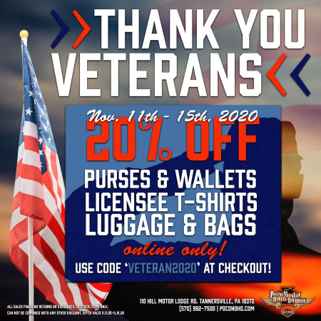 Online Only | Veteran's Day Specials
