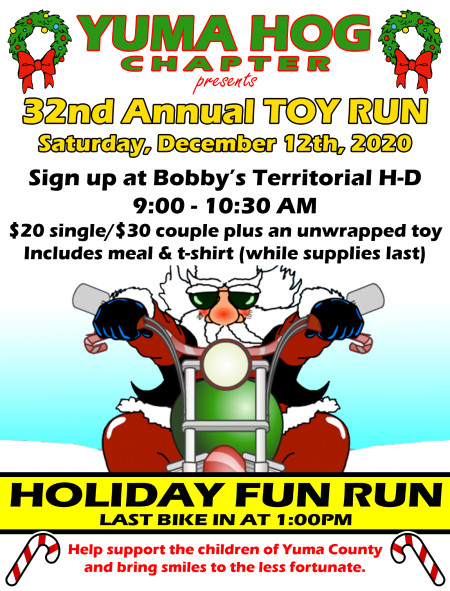 Yuma HOG Toy Run