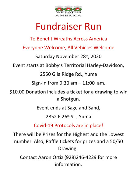 Wreaths Across American Fundraiser Run