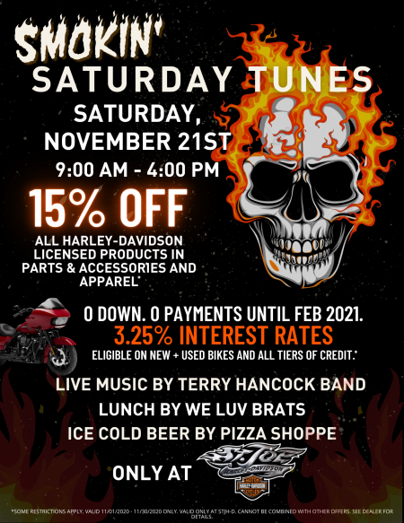 November Smokin' Saturday Tunes