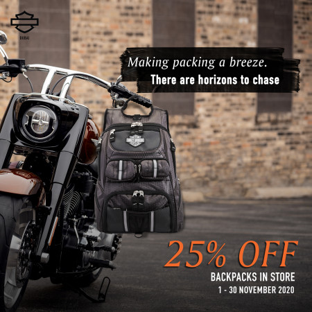 November Backpack Promotion