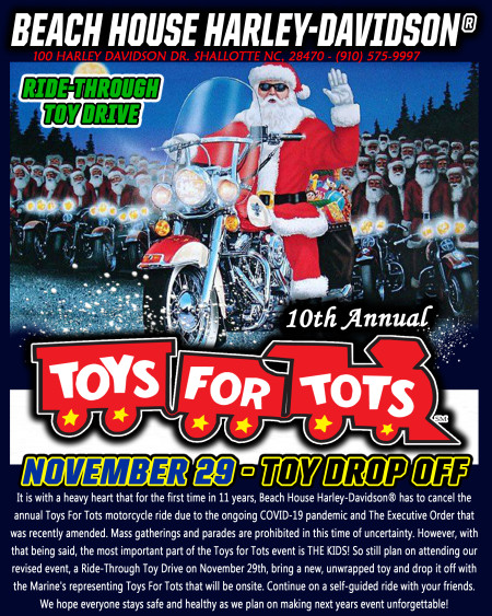 10TH ANNUAL TOYS FOR TOTS RIDE
