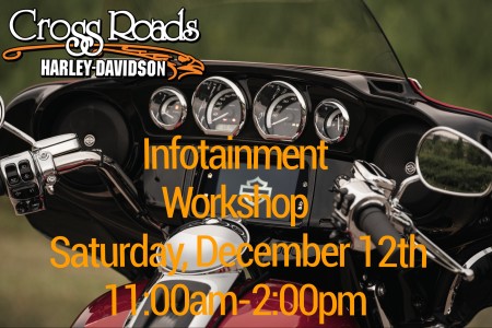 Infotainment Workshop Saturday, December 12th from 11:00am - 2:00pm