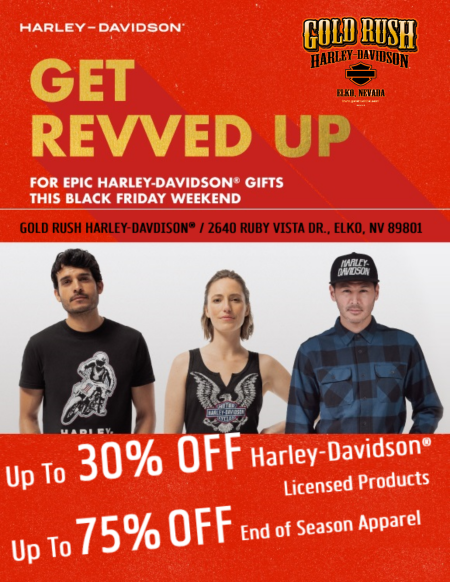 Black Friday Weekend Gold Rush H-D