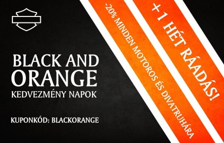 +1 Hét Ráadás - Black & Orange Kedvezmény Napok