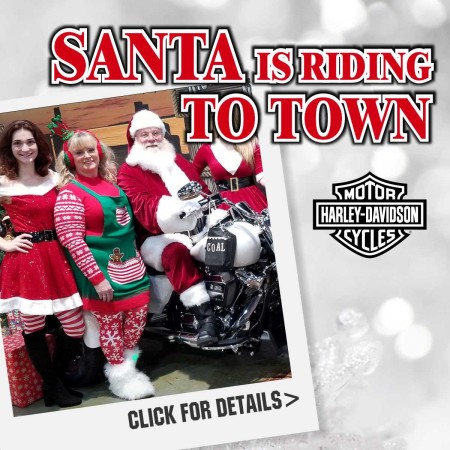 Pictures with Santa at Harley-Davidson of Florida