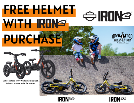 Free Helmet with IRONe Purchase