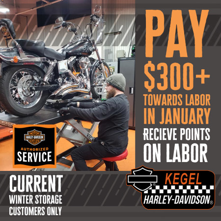 Earn Rider Reward Points on Labor in January