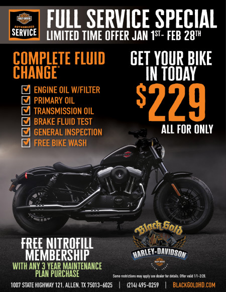 Full Motorcycle Service Special - Limited Time Offer!!!