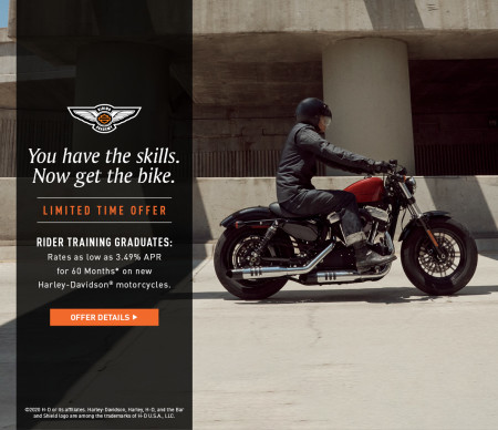 You have the Skills. Now get the bike.