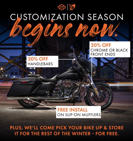 Customization Season Begins Now