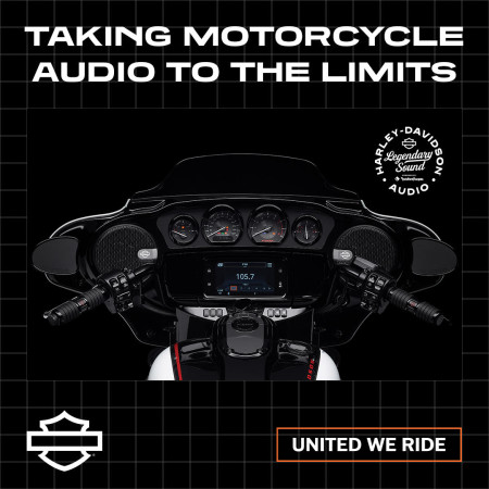 NEW! Harley-Davidson® Audio Powered by Rockford Fosgate®