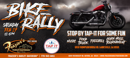 Bike Rally at Tap-It in Gainesville, GA