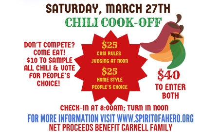 Help Carnell Kick Cancer Weekend Continues - CASI Chili CookOff