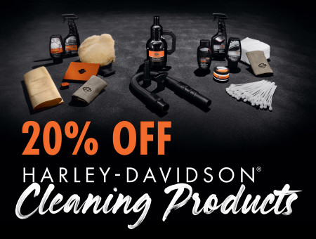 20% Off H-D® Cleaning Products