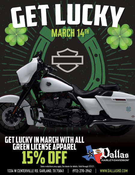 Get Lucky on March 14