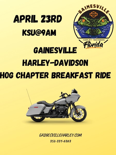 HOG CHAPTER BREAKFAST RIDE KSU@9AM