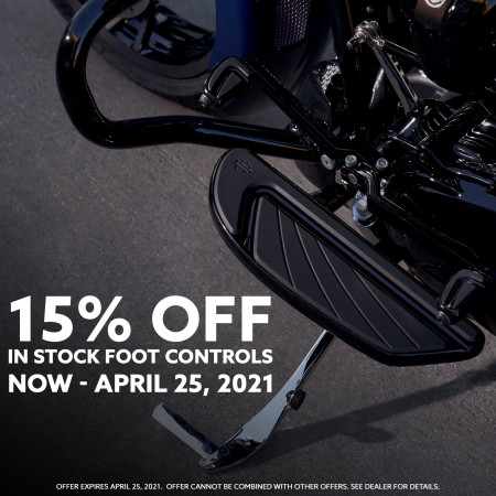 15% off Foot Controls