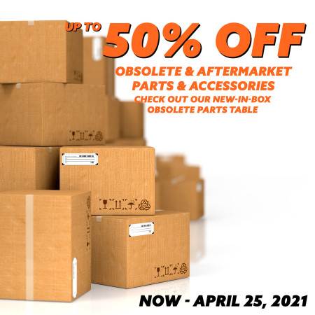 Obsolete Aftermarket Parts Up to 50% Off