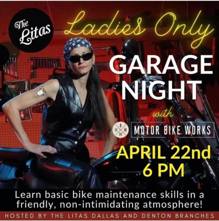 Ride to the Denton/Dallas Lita's Garage Night