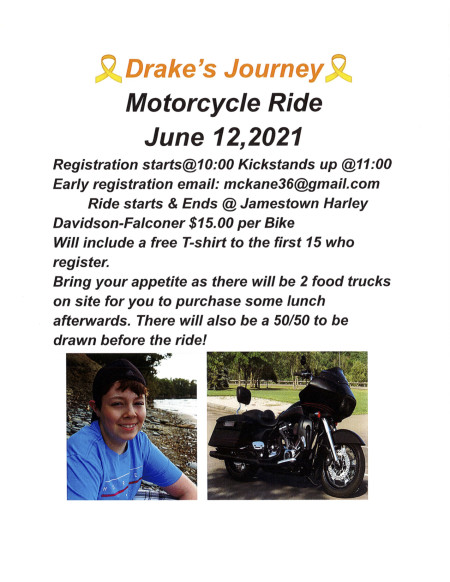 Drake's Journey Motorcycle Ride