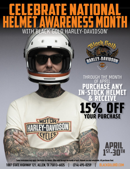 CELEBRATE NATIONAL HELMET AWARENESS MONTH