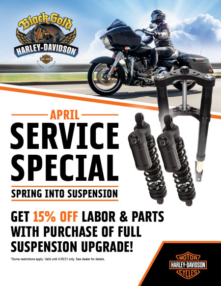 April Service Special - Spring into Suspension