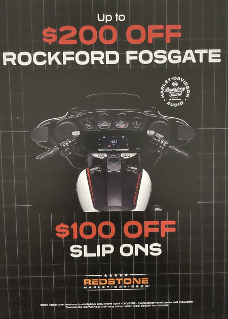 Up to $200 off Rockfor Fosgate