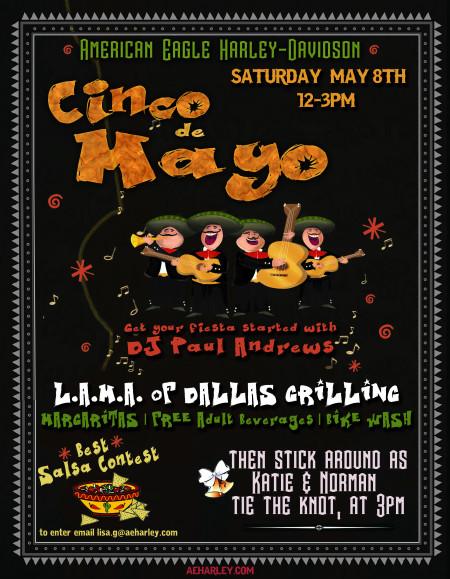 Celebrate Cinco De Mayo, Best Salsa Contest & A Wedding.. (Yes, I said a Wedding)
