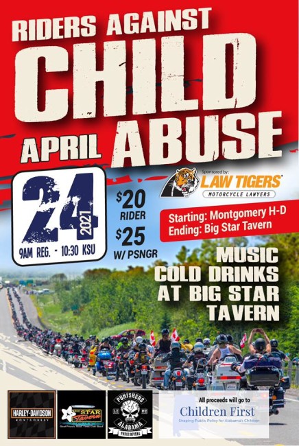 Law Tiger's - A Ride for The Children - w/ Three Rivers Punishers L.E.M.C.