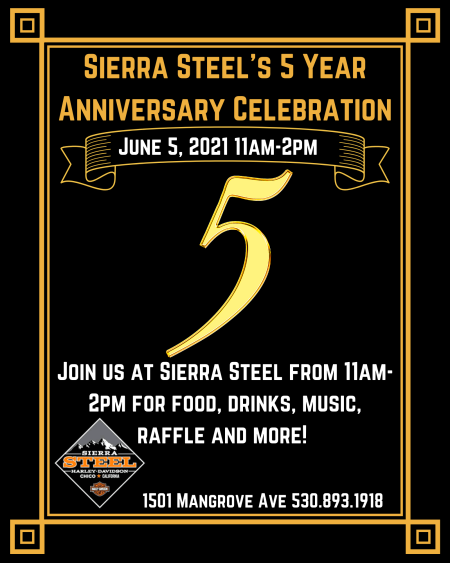 Sierra Steel Five Year Anniversary Celebration
