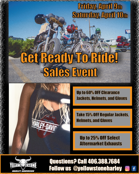 Get Ready To Ride Sale