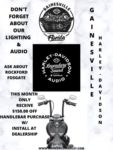 Handlebars and Rockford Fosgate