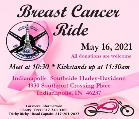 Indypendents MC 2021 Breast Cancer Ride START