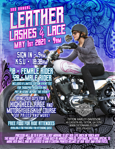 Leather, Lace, & Lashes Ladies Ride