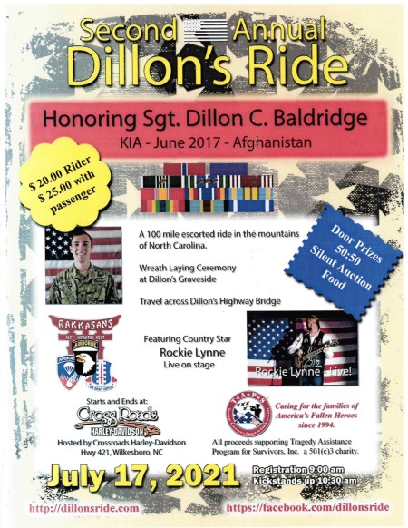 Second Annual Dillion's Ride