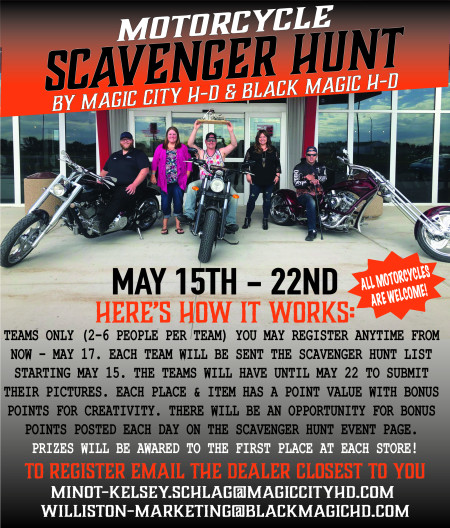 2021 Motorcycle Scavenger Hunt