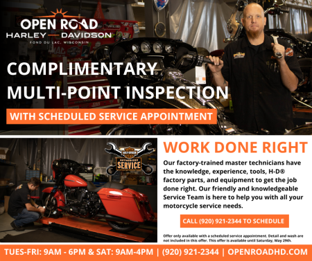 Complimentary Multi-Point Inspection with Scheduled Service