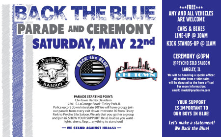 Back The Blue Parade and Ceremony