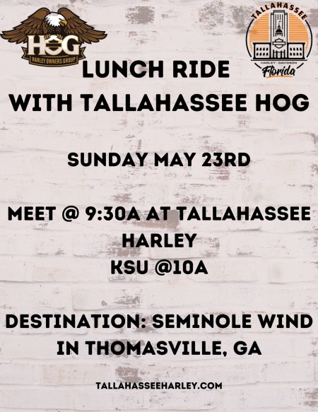 Lunch HOG Ride