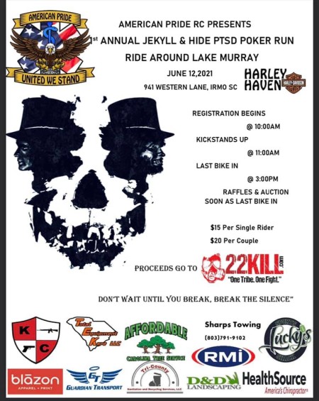 American Pride PTSD Charity Ride